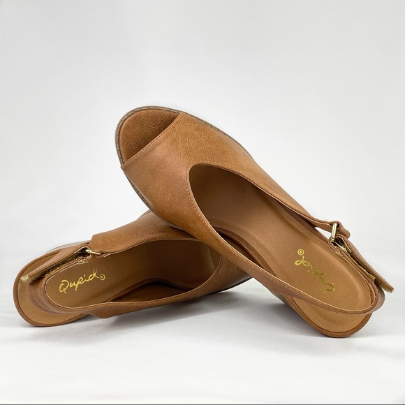 🆕 Peep Toe Slingback Heels - Picture 9 of 14